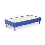 Memory Foam Kidz Cover for Twin Box Spring or Metal Foundation, Blue [並行輸入品]