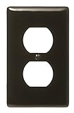 WALLPLATE 1-gangデュプレックスブラウンnp8 Hubbell電気製品np8 883778102073