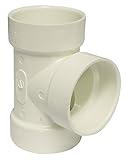 Canplas 192102 PVC DWV 2 Vent Tee, White [並行輸入品]