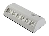 Fulcrum 20032-308D 6 LED Motion Sensor Wireless Weatherproof Light, White by Fulcrum [並行輸入品]