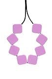 Teething Bling Purple Sugar Cubes Teether Necklace by Teething Bling [並行輸入品]