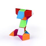 マジックスネーク Magic Snake 魔方 無限の創造力！育脳 脳トレ 知能ゲーム 子供のおもちゃ MagicCube マジックキューブ (ブルー 24パーツ)