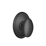 Schlage f40sie622wkfウェイクフィールドコレクションSienaプライバシーノブ、マットブラックby Schlageロック会社