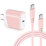 Viviber 20w usb-c電源アダプター 急速充電器 Type-C ACアダプター iPhone16 pd タイプC充電器 USB C-USB Cケーブル1本付き 携帯充電器 pd 充電ケーブル アンドロイド充電器 USB C コンセント Galaxy充電器 Cタイプ多機種対応