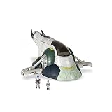 スター・ウォーズ デラックスビークル、8インチビークル&フィギュア、ジャンゴ・フェットのスターシップ(SWJ0031)