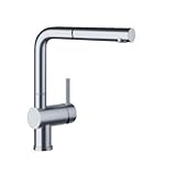 Blanco 441431 1.8 GPM Linus Pullout with Dual Spray, Satin Nickel [並行輸入品]