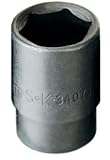 SK Hand Tool 34071 0.5 in. Drive, 6-Point Standard Metric Impact Socket - 21 Mm