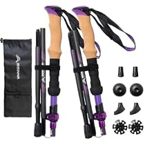Amazon | BISINNA トレッキングポール カーボン製 登山用ストック 超