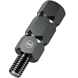 Kaedear(カエディア) バイク ミラーアダプター 変換アダプター ミラー 高さ調整 正ネジ 六角14mm 高さ37mm ステンレス鋼 KDR-H1-M8R5 (M8正/高さ37mm)