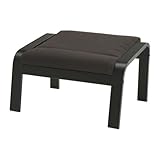 IKEA(イケア) PO?NG コルンダール ブラウン ブラックブラウン 39897587 フットスツール、ブラックブラウン、コルンダール ブラウン