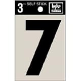 hy-ko 30407 3 "ブラックビニールself-stick数7