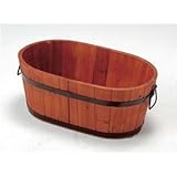 コーナンオリジナル 焼杉桶型プランター L