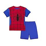 [aliyi] パジャマ半袖 パジャマ 半袖 男の子 ボーイズ かわいい キッズ 子ども Tシャツ 半ズボン 短パン ルームウェア 上下セット 春 夏 コットン100 綿100 薄手 仮装 (120, 赤６)