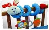 My 1st Baby Spiral Cot Activity Hanging Toy for Cot, Car Seat, Pushchair - Rabbit
