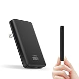 ノートパソコン 充電器 type-c PD 70W 65W対応 usb充電器 薄型 急速充電 タイプC【1.28cm極薄/pps対応/USB-Cポート*2/PD3.0&QC4.0】ノートPC用ACアダプター 高出力 小型 PSE基準適合 スマホ/レノボ/lenovo/Macbook Pro交換用電源アダプター (黒)