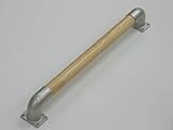 ＷＢ 一文字手すり ３２Φ ８００ｍｍ 屋内用 シルバーナチュラル