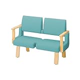 コクヨ(KOKUYO) ベンチ ロビーチェア ALRA(アルラ) W1235×D560×H900mm CN-W452HAMS ターコイズブルー