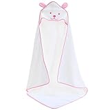 Zhuhaitf Kids 新生児の赤ちゃん 綿 タオル Cute Hooded 柔らかいフランネル Bathing Swimming Wrap Blanket Cloak,0-7years