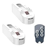 Pispoer ダクトレール アダプタースイッチ リモコン付き レールライト用リモコンスイッチ ダクトレール用 白 2個入り