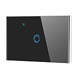 スマートライトスイッチ、aozbz in-wall WiFiスマートタッチスイッチ、Works with Alexa、ネスト、Googleホーム、Googleでリモート制御タイミングFuntion、ハ