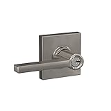 Schlage f51 a-lat-col Latitude KeyedエントリSingle円柱ドアレバーSet with Co、 F51A LAT 619 COL 1