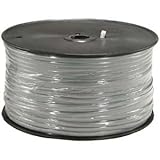 1000 FT 6 Conductorシルバーサテンモジュラーケーブルリール28 AWG