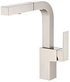 Danze Mid-Town Single Handle Pull Down Kitchen Faucet with SnapBack Retraction,Stainless Steel [並行輸入