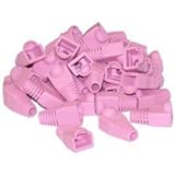 Dealsjungle RJ45 Strain Relief Boots, Pink, 50 Pieces Per Bag [並行輸入品]
