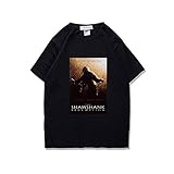 [ZAIED] ショーシャンクの空に The Shawshank Redemption アメリカ 映画 流行 欧米風 メンズ/レディース Tシャツ 夏服 復古 人気 プリント シャツ スポーツ トップス 半袖 無地 通気性 ファッション ゆったり