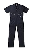 ディッキーズ Dickies (山田辰) 夏用半袖 ツヅキ服 1312 ネイビーブルー 3Lサイズ