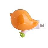 Generic LEDベビーナイトライトライトセンサーJungle Bird幼児用ウォールライトベッドルームドアライトfor Kidsプラグ再生オレンジ