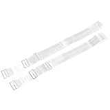 KLOUD City?5 pair Replacement Removable Adjustable Invisible Clear Bra Straps (15mm Clear) by KLOUD 