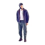 Generic 1/64スケール パイロットフィギュア 小さな人物モデル マイクロランドスケープ サンドテーブル ジオラマ