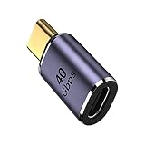 cablecc 40Gbps オス-メス ストレート USB4 Type C コネクター 100W 電源データ 8K ビデオアダプター ノートパソコン携帯電話用