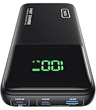 INIU 大容量 モバイルバッテリー 27000mAh 140W 急速充電 【USB-C入出力ポート PSE認証済 3台同時充電】モバイル
