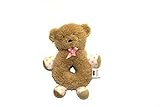 Mud Pie Animal Layette Rattle Pink Bear by Mud Pie [並行輸入品]