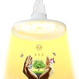 植物育成ライトLED E26電球 20W 観葉植物 多肉植物 水耕栽培 育成ライト 吊り下げの2.4mプラグワイヤー付き フルスペクトル 4