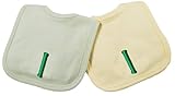 Princess Linens Embroidered Cotton Knit Bib Set - Yellow/Sage, I by Princess Linens