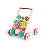 Hape(ハペ) よくばりミュージックウォーカー 41.5×40.5×50cm 10ヵ月以上 木製 手押し車 知育玩具 おもちゃ E0383