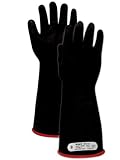 Magid M1 A.R.C. Natural Latex Rubber Class 1 Insulating Glove with Straight Cuff, Work, 16 Length, S