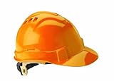 Gateway Safety 71216 Serpent High Density Polyethylene Vented Safety Helmet with Ratchet Suspension,