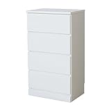 チェスト 木製 おしゃれ 4段 白 ソフィ 45 - 30 (IS)