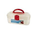 Kole Imports OD349 Storage Organizer Box with Handle & Removable Tray [並行輸入品]