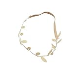 Perfk 新生児　乳児　ヘッドバンド　ヘアアクセサリー　ベビーシャワー　写真　道具　装飾　金　2個　プレゼント