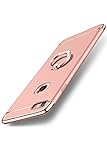 AIKOSHA iPhone7 ケース ローズゴールド3パーツ式 携帯カバー リング付き 衝撃防止 スタンド機能 アイフォン6ケース おしゃれ 高級感 薄型