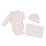 (バーバリーベビー) BURBERRY BABY ベビー服 出産祝い 3点セット (ロンパース・キャップ ・ポーチ) B98550PK 3Mサイズ [並行輸入品]