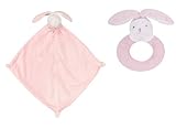 Angel Dear Pink Bunny Blankie & Ring Rattle Set by Angel Dear