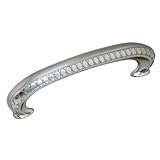 Cosmas ® 7177snサテンニッケルキャビネットハードウェアハンドルプル – 3 – 3 / 4 ( 96 mm )穴中心