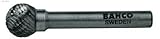 Bahco HSSG-D0606M High Speed Steel Rotary Burrs Spherical 1/4 Medium Toothing [並行輸入品]