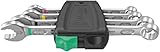 Wera(ヴェラ) 05020228001 | 6003 Joker 4セット1リングスパナセット, 4点 コンビネーションレンチセット コンパクトツールポーチ付き